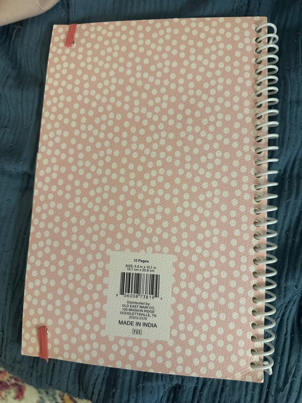 Home Finance & Bill Organizer Notebook - Pink